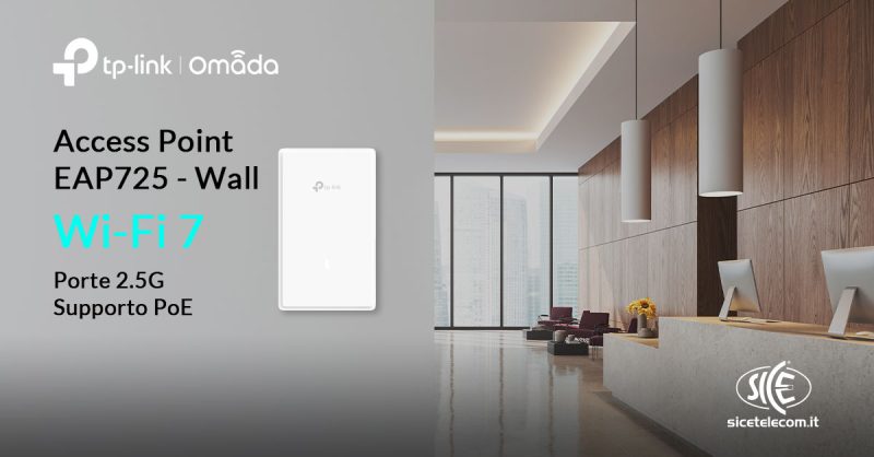 Scopri EAP725 Wall Wi-Fi 7 TP-Link Omada