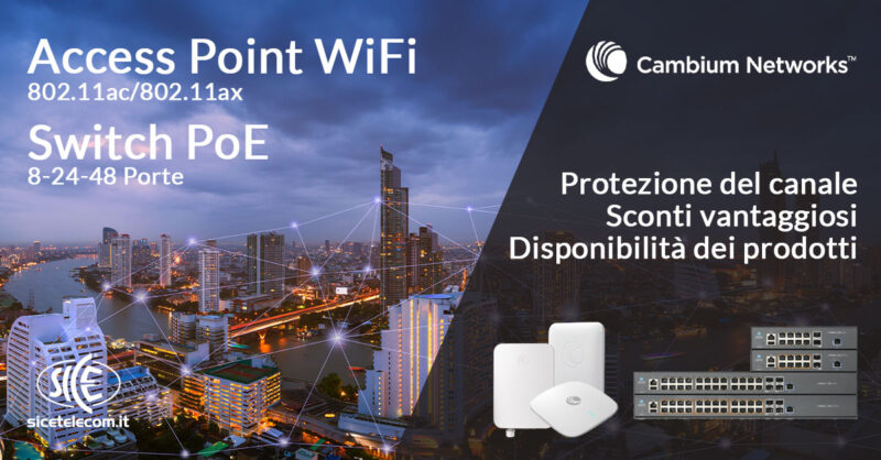 Access point Cambium Networks SICE Telecomunicazioni