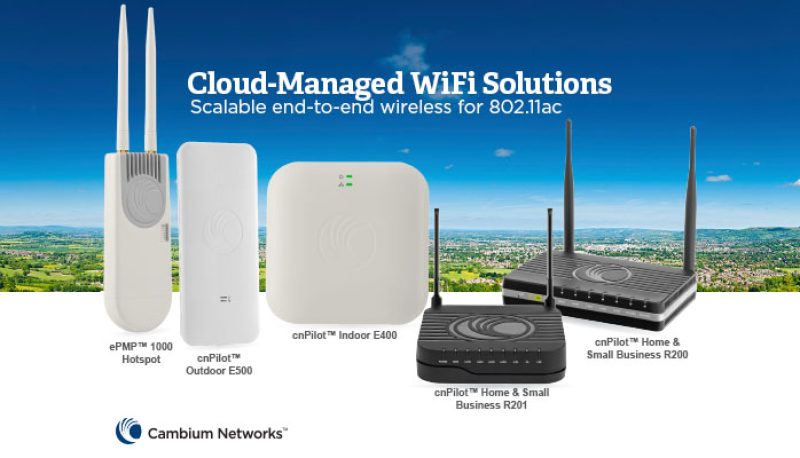 22 Ottobre 2019: Corso Italiano Cambium Networks cnPilot™ WiFi presso NWE 2019