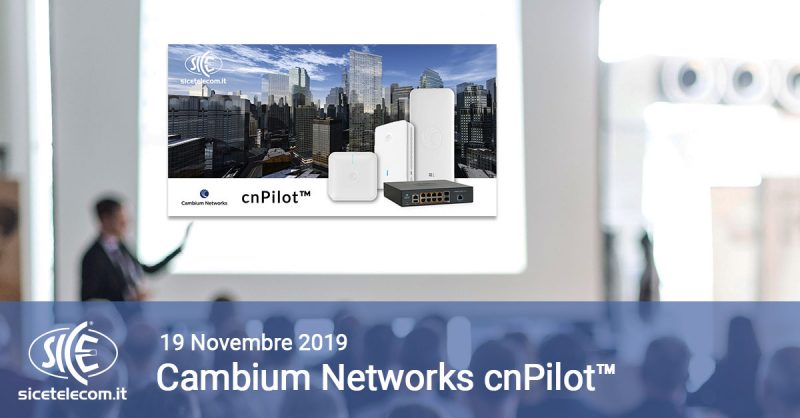 Corso SICE cnPilot 19 novembre 2019