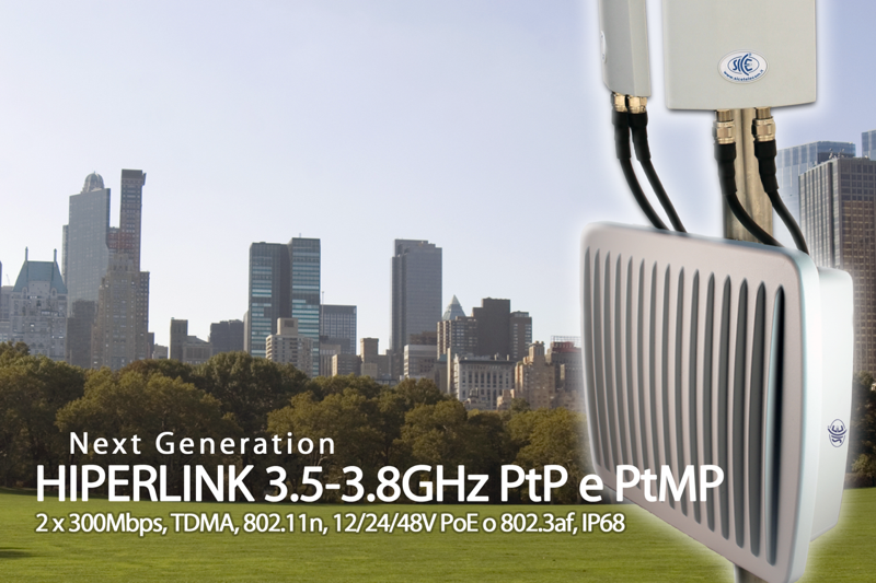 Nuovi Ponti Radio 3.6-3.8 GHz SICE partecipa alla svolta tecnologica sul 5G con l'upgrade della linea HIPERLINK