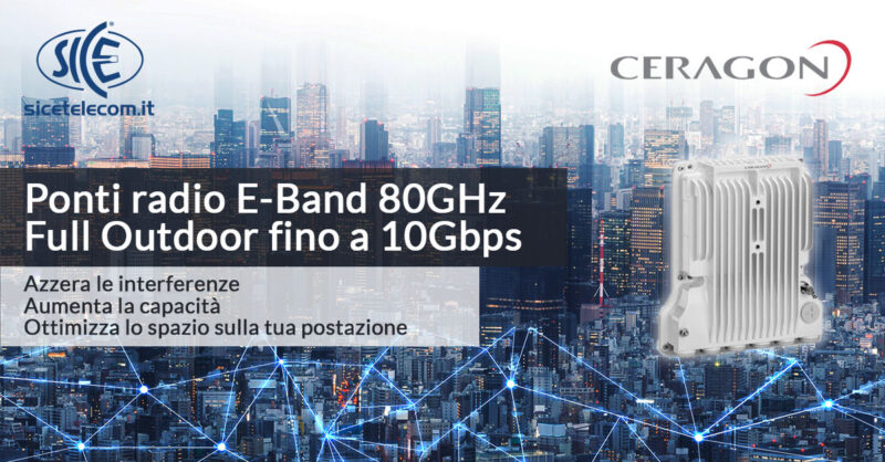 ponti radio ceragon 80GHz