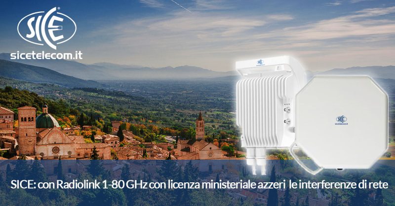 radiolink 1-80GHz licenza ministeriale SICE