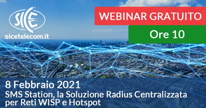 8 febbraio: Webinar SICE
