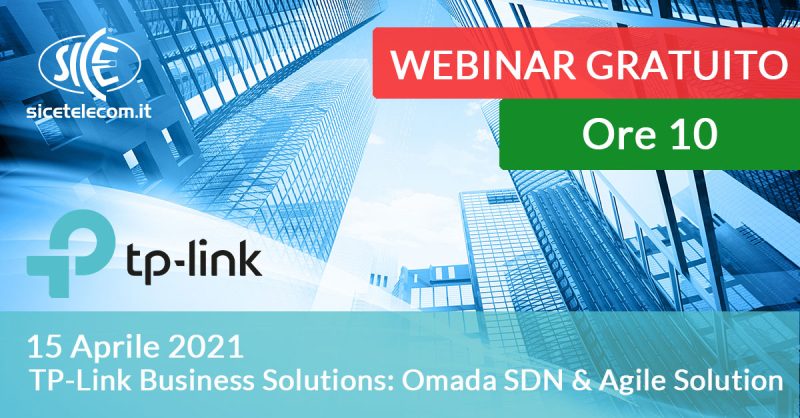 15 Aprile: Webinar TP-Link