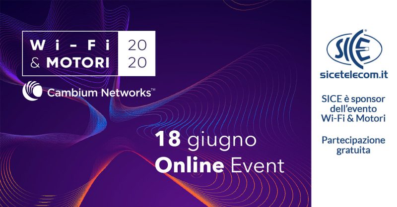 WiFi & Motori Cambium Networks SICE Telecomunicazioni